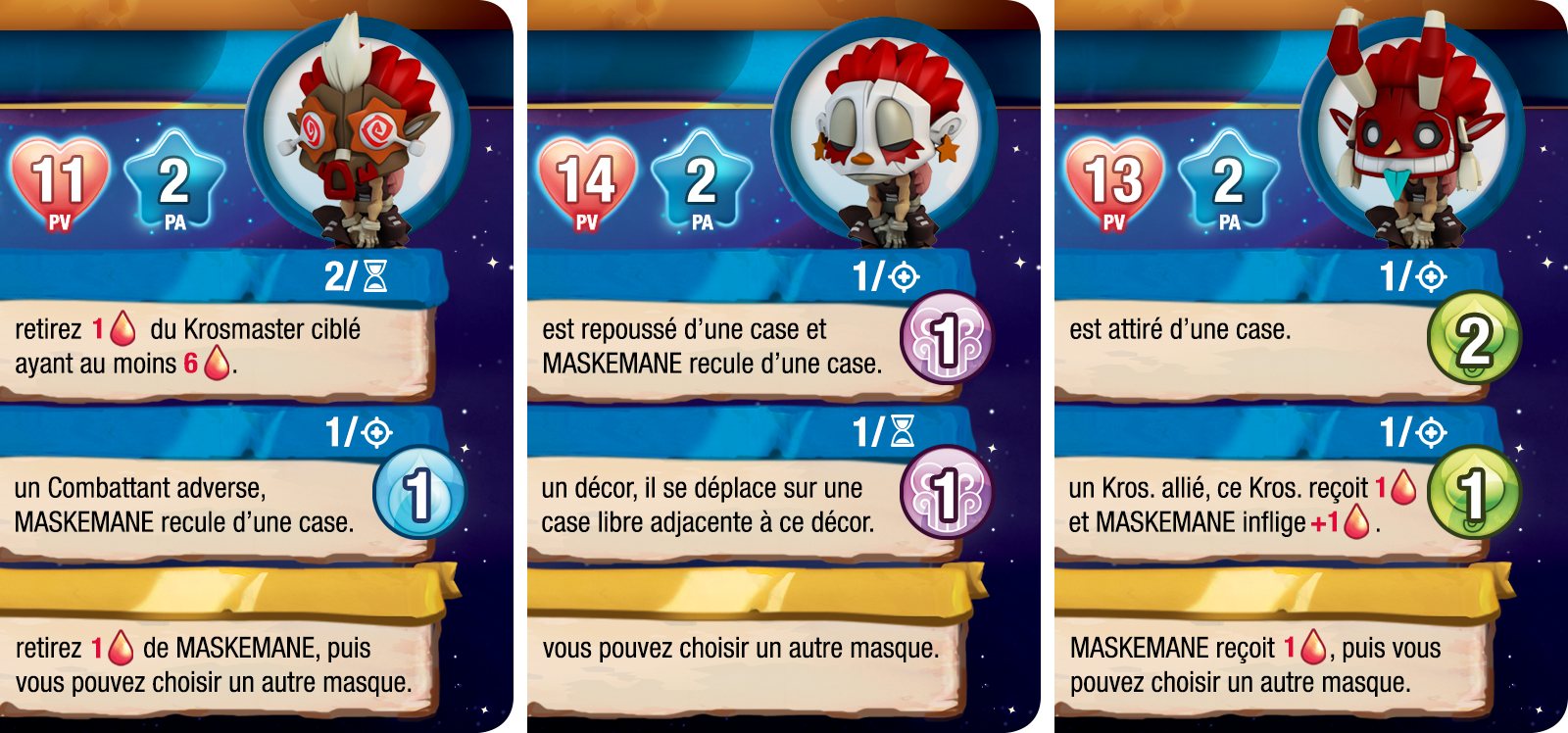 Maskemane Triple Masque Krosmaster Blast